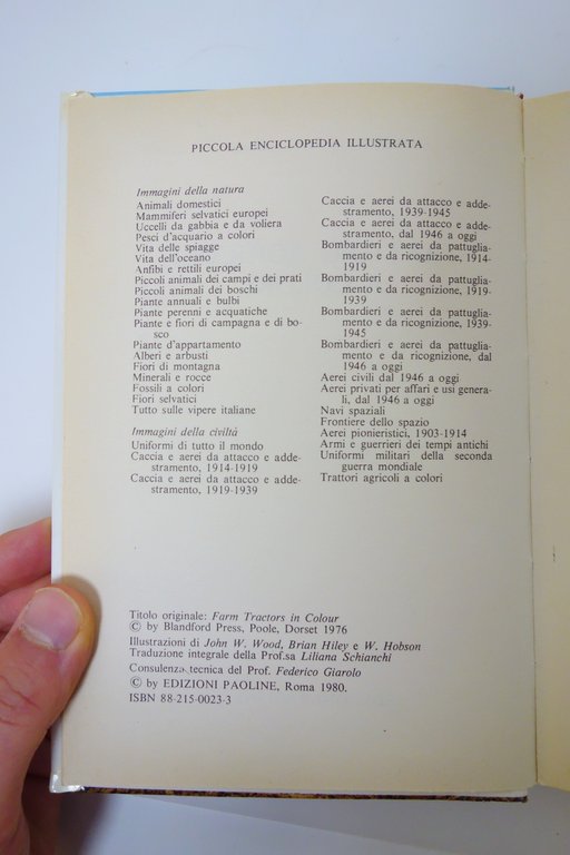 TRATTORI AGRICOLI A COLORI WILLIAMS ED. PAOLINE PICCOLA ENCICLOPEDIA ILL. … | Immagine Gallery 4