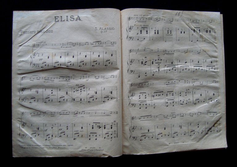 Tre Spartiti Nino Alassio primi 900 Serenatella Elisa Sorridimi mandolino … | Immagine Gallery 2