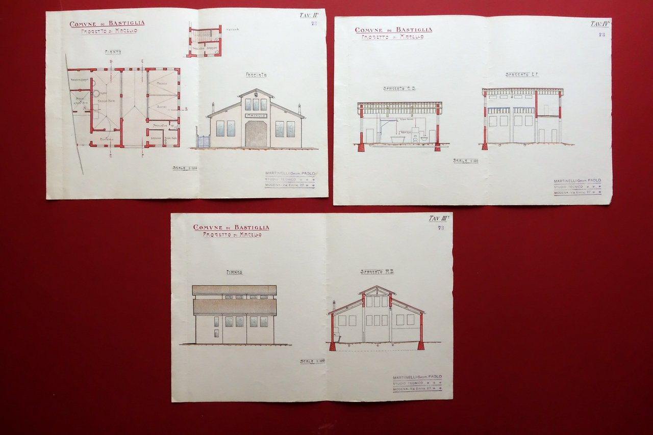 Tre Tavole Progetto di Macello Comune di Bastiglia Studio Martinelli … | Immagine principale
