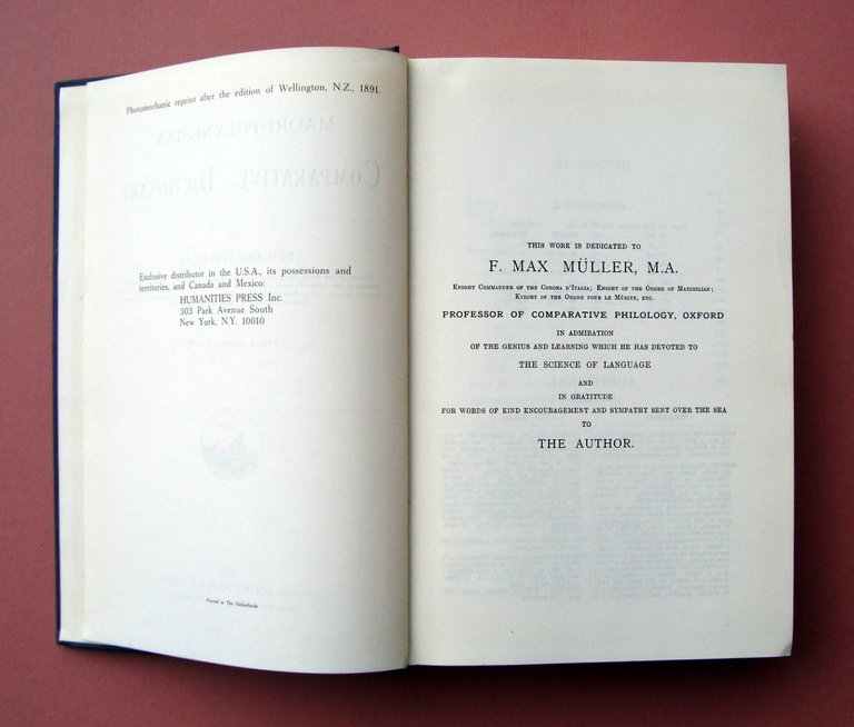 Tregear Edward Maori Polynesian Dictionary 1969 Anthropological Publications