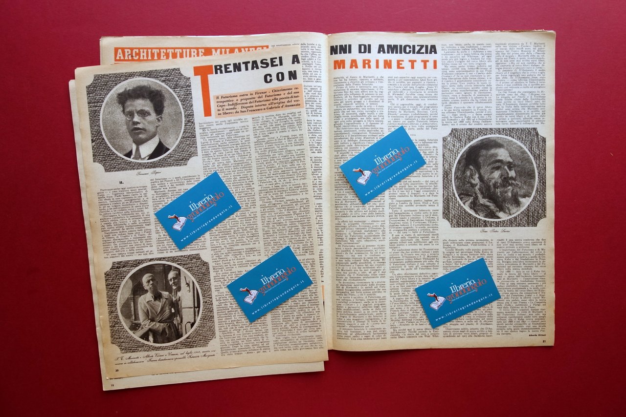 Trentasei anni di amicizia con Marinetti A. Viviani L'Ora N.35 …