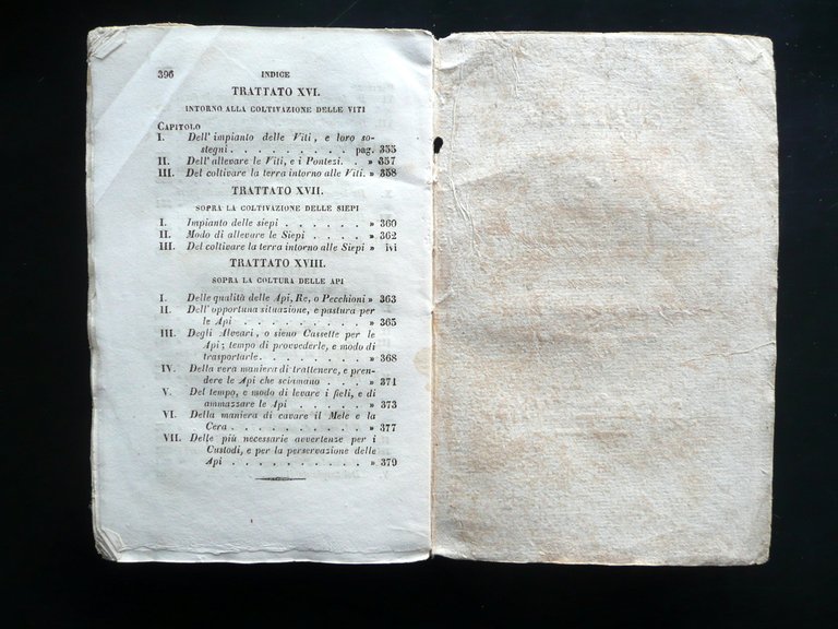 Trinci Diciotto Trattati di Agricoltura Silvestri Milano 1851 1∞ Ed. …
