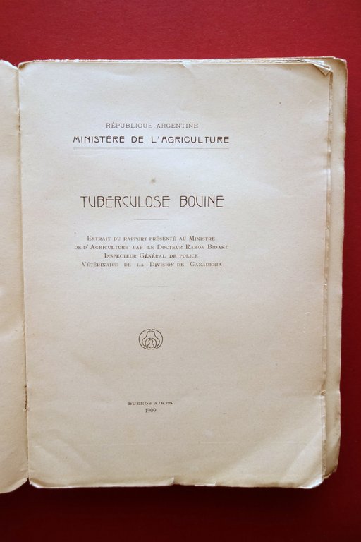 Tuberculose Bovine Extrait du Rapport au Ministre Ramon Bidart Buenos … | Immagine Gallery 3