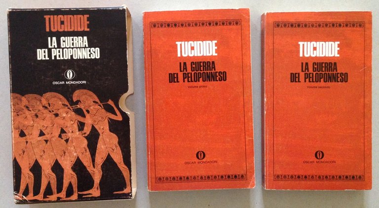 Tuicide La Guerra del Peloponneso 2 Volumi Mondadori Editore 1976