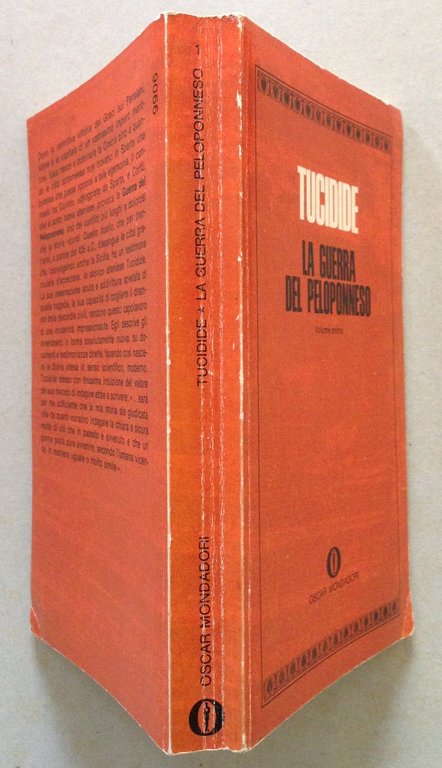 Tuicide La Guerra del Peloponneso 2 Volumi Mondadori Editore 1976