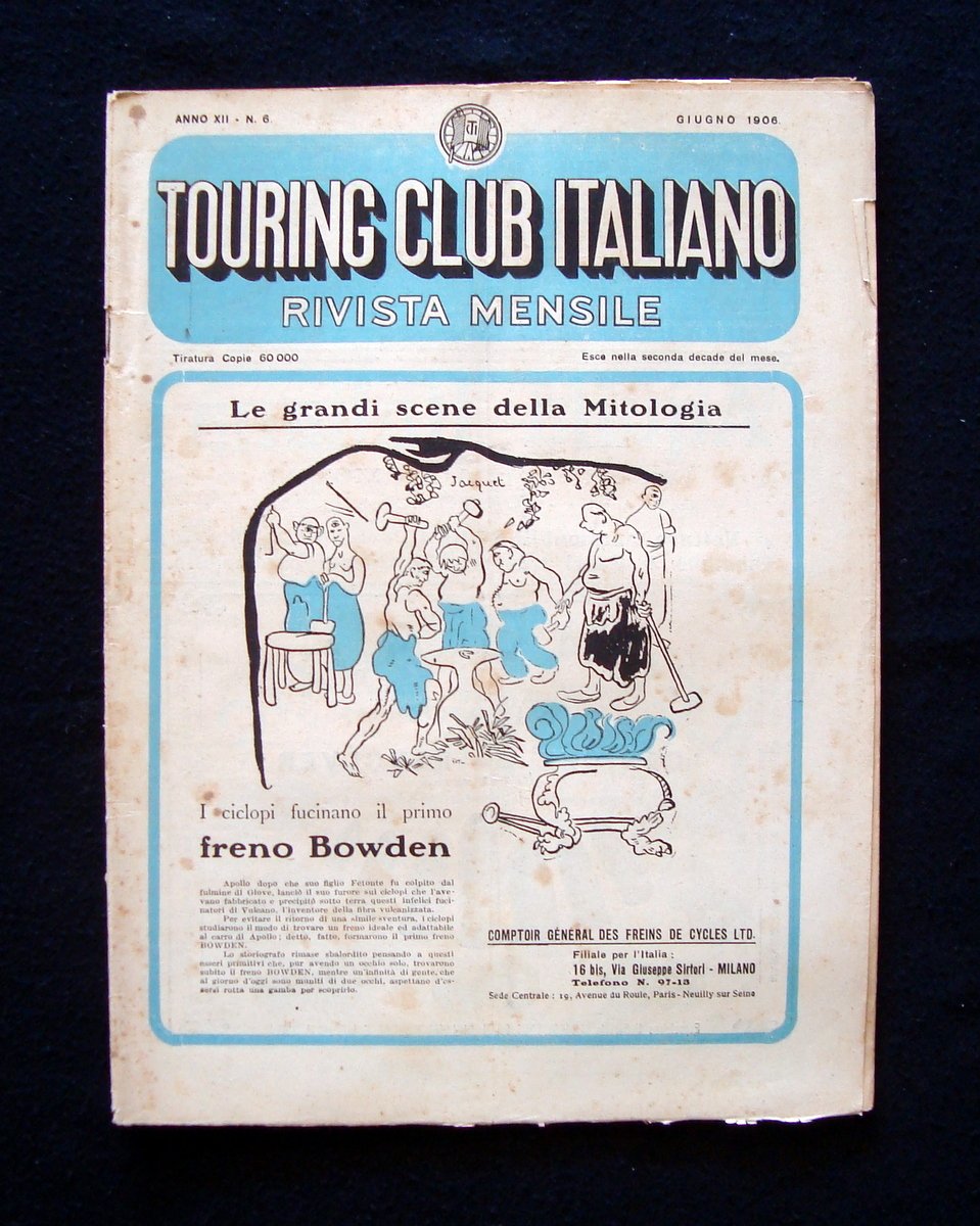 Turing Club Italiano rivista 1906 Anno XII n 6 Giugno …