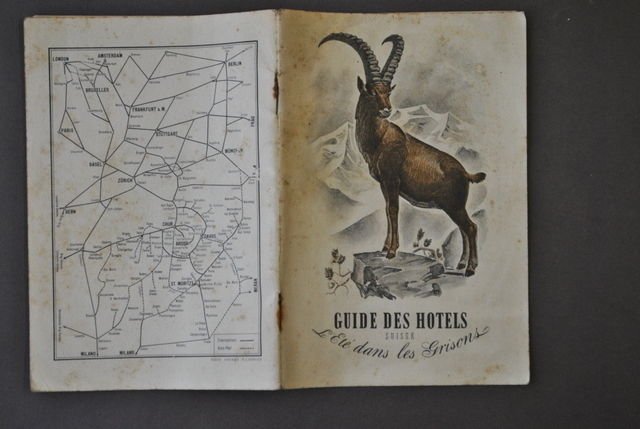 Turismo Alberghi Pubblicit‡ Svizzera Grigioni Guida Hotel Suisse Grisons 1935