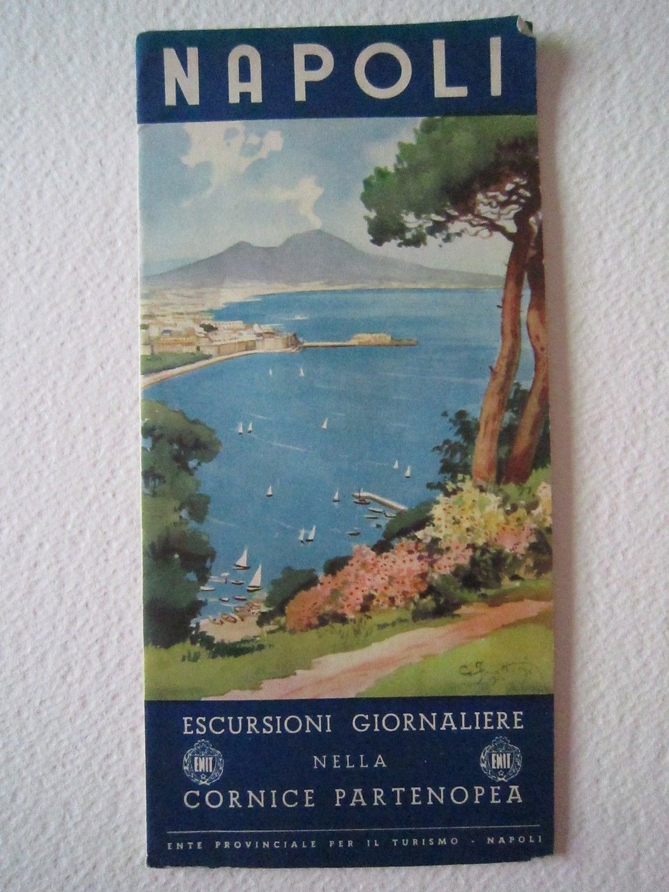 Turistica Escursioni giornaliere cornice partenopea Napoli Pompei 1940 Brossura