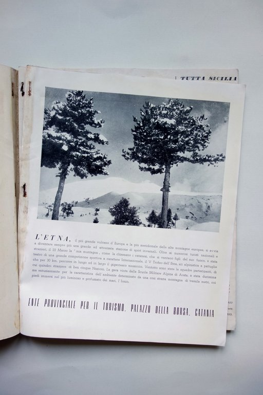 Tutta Sicilia Rivista Anno I N. 2 1953 Ceramiche Collesano …