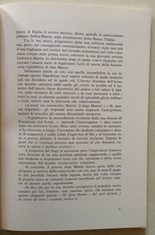 U. Fugagnollo I Dieci Giorni di Napoleone a Venezia Corbo …
