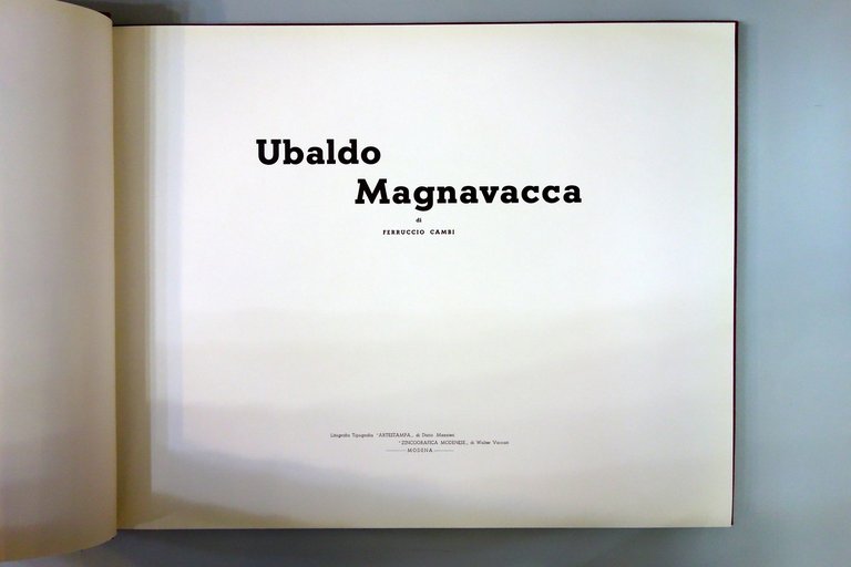 Ubaldo Magnavacca Ferruccio Cambi Artestampa Modena 1954