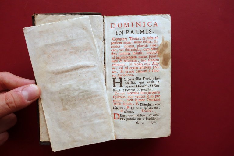 Ufficium Hebdomadae Sanctae secundum Missale et Breviarium Romanum Venezia 1765 | Immagine Gallery 4