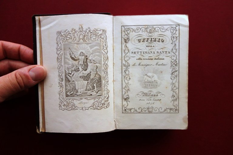Uffizio della Settimana Santa Versione Italiana di Monsignor Martini 1846