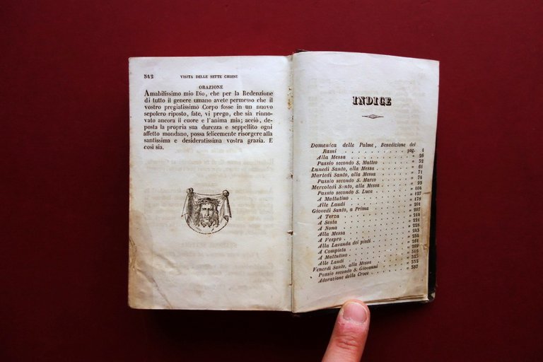 Uffizio della Settimana Santa Versione Italiana di Monsignor Martini 1846