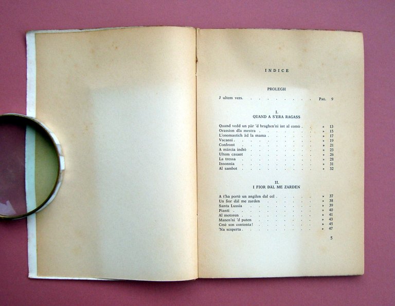 Ugo Ugoletti Al Gioren l'Ë frË fnir Tip. Parma 1963 …