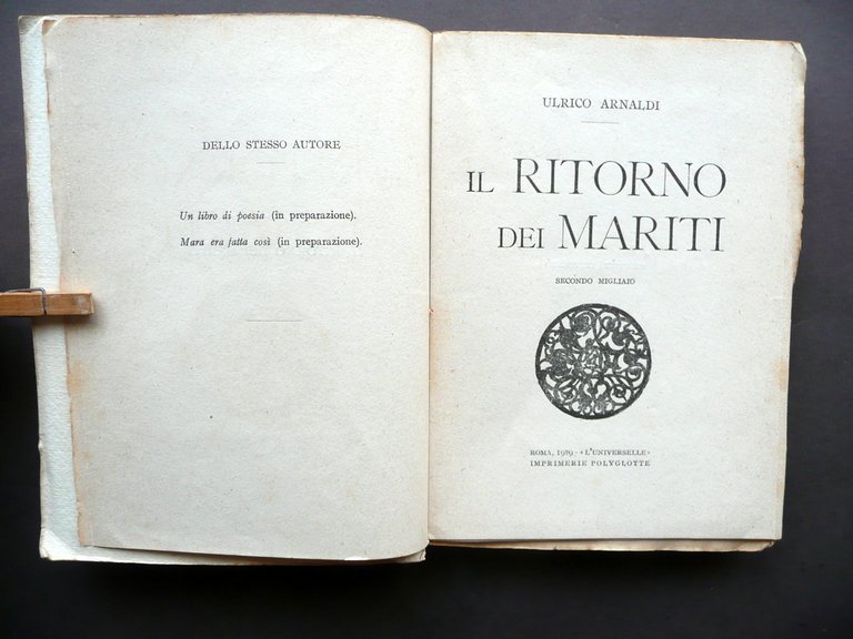 Ulrico Arnaldi Il Ritorno dei Mariti L'Universelle Roma 1919 Futurismo | Immagine Gallery 3