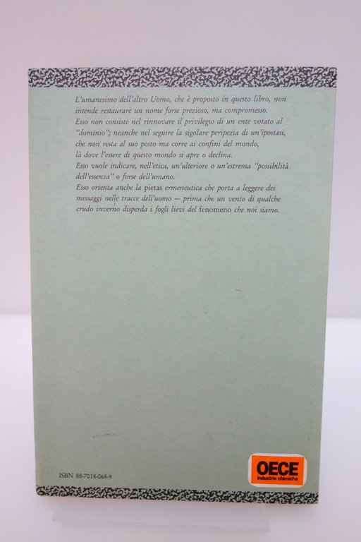 UMANESIMO DELL'ALTRO UOMO LEVINAS IL MELANGOLO 1989 | Immagine Gallery 2