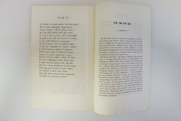 Un crocifisso d'avorio sec. XV conte Scotti epistola Bandini 1845 …