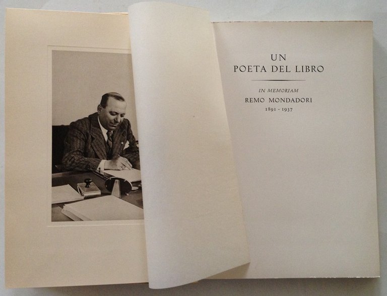 Un Poeta Del Libro In Memoriam Remo Mondadori 1891 1937 …