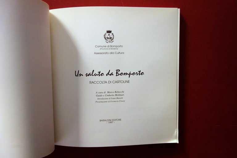 Un Saluto da Bomporto Raccolta di Cartoline Baraldini 1997 Modena