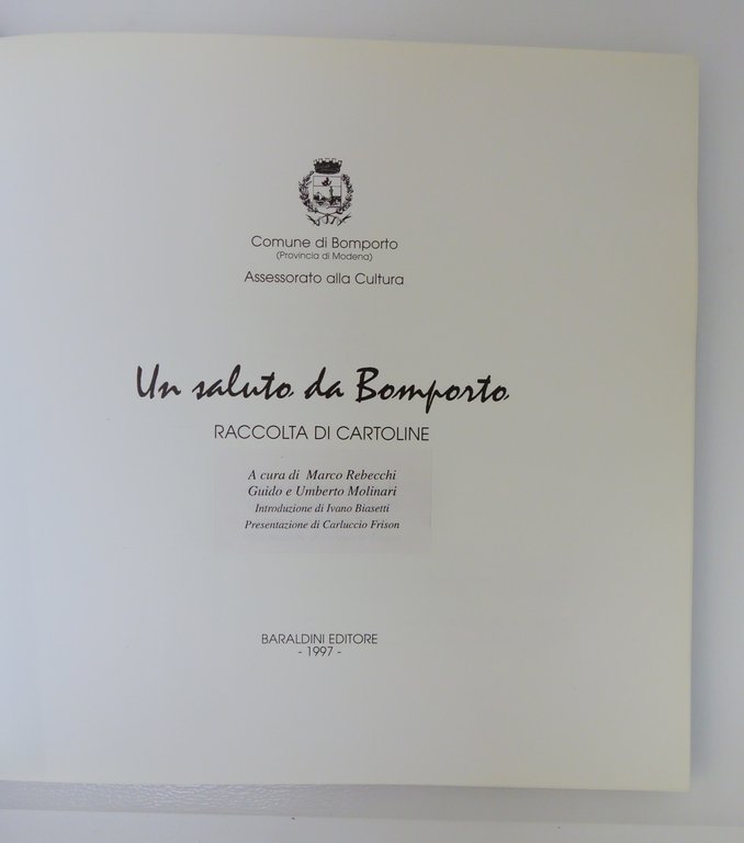 UN SALUTO DA BOMPORTO RACCOLTA DI CARTOLINE REBECCHI MOLINARI BARALDINI … | Immagine Gallery 2