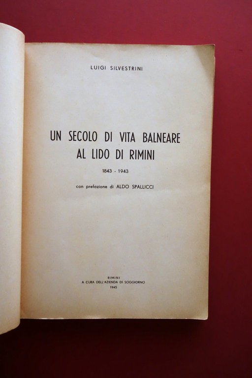 Un Secolo di VIta Balneare al Lido di Rimini Luigi …