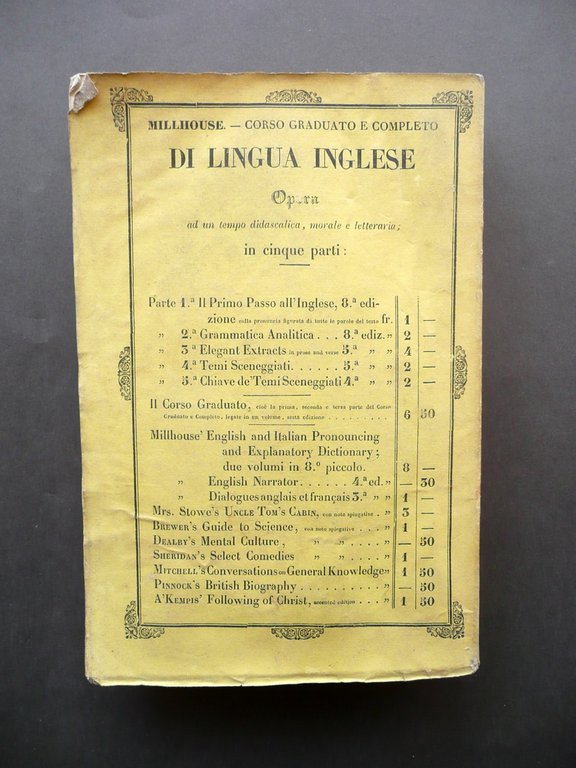Uncle Tom's Cabin Harriet Beecher Stowe Millhouse Milan 1853 Note …