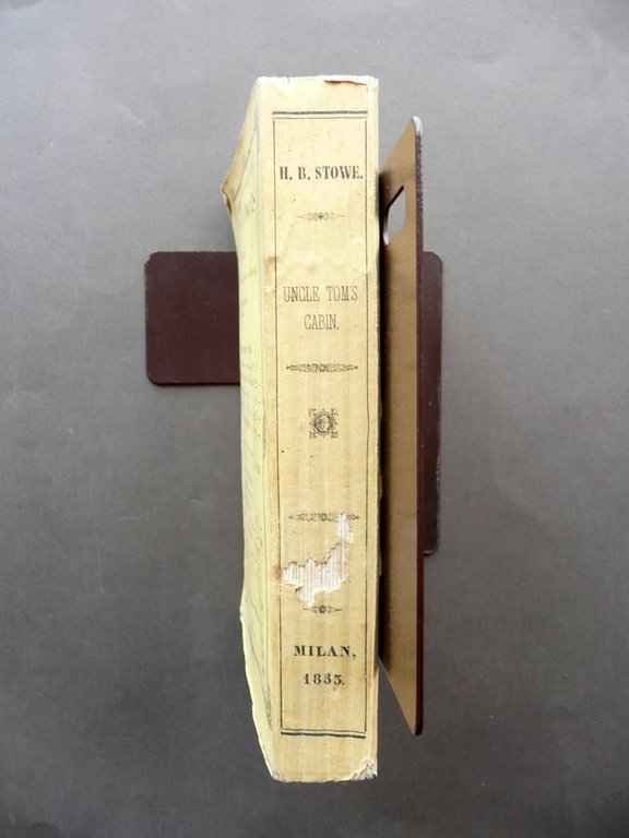 Uncle Tom's Cabin Harriet Beecher Stowe Millhouse Milan 1853 Note …