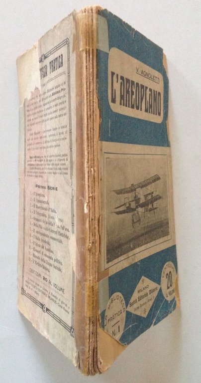 V Agnoletti L'Areoplano e la Conquista dell'Aria Editoriale Milanese Milano …