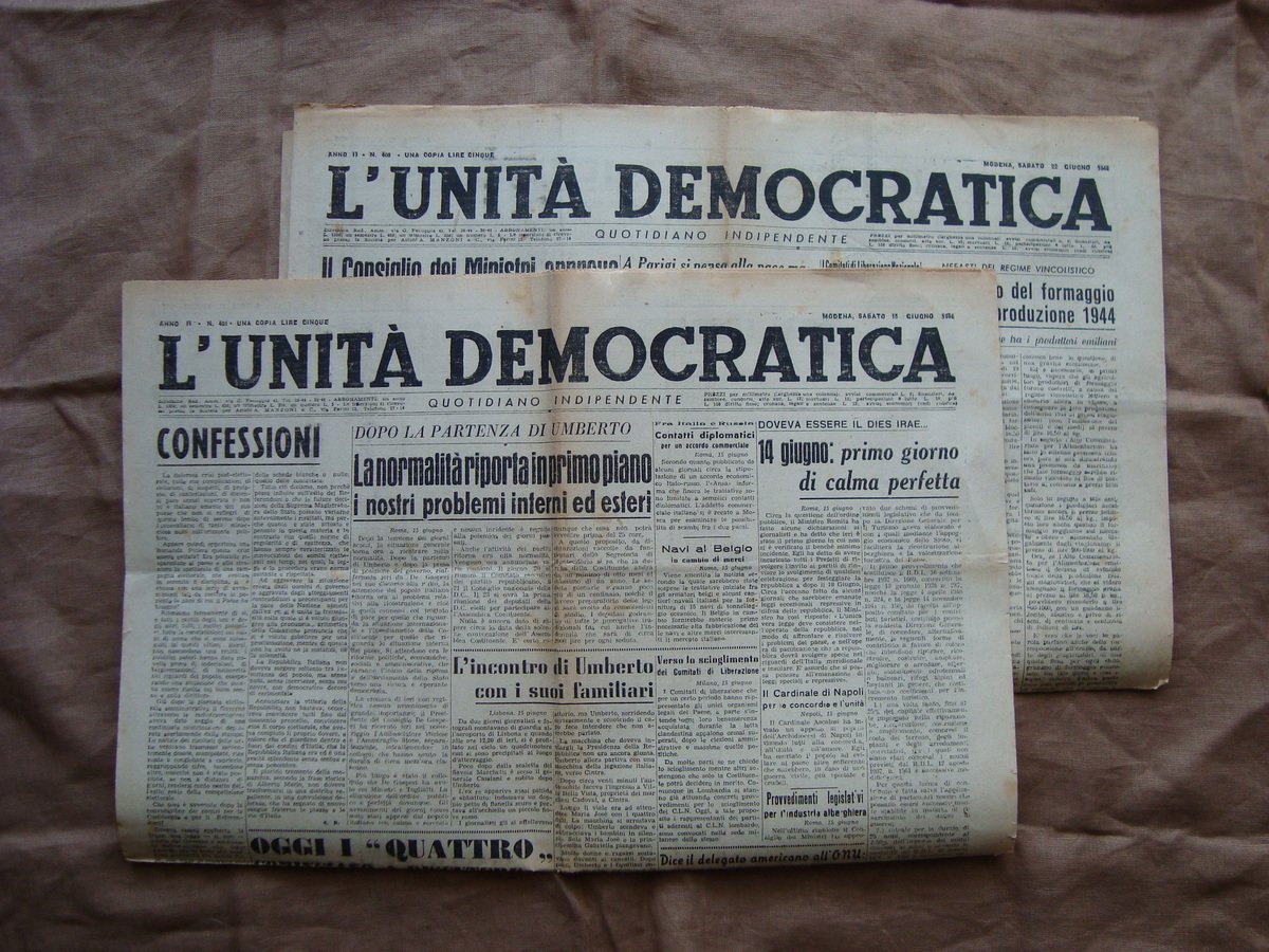 V circuito Modena Ferrari due n L'Unit‡ Democratica Anno II …