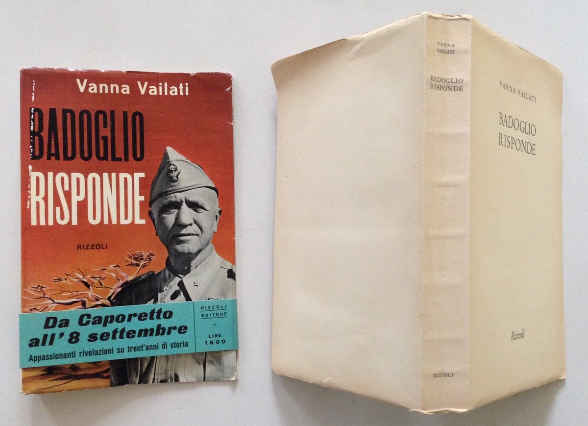 Vanna Vailati Badoglio Risponde Rizzoli Editore Milano 1958 Prima Edizione | Immagine principale