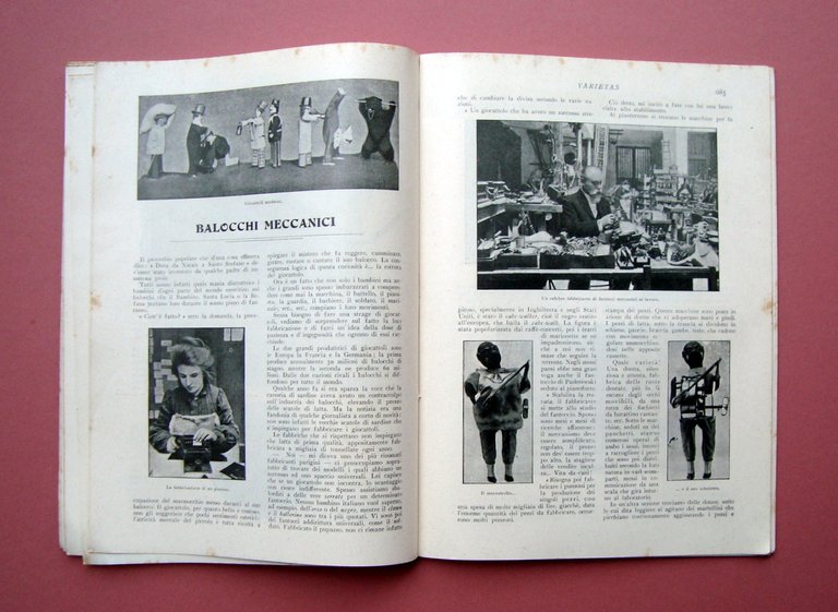 Varietas Anno III n 27 Luglio 1906 Balocchi Meccanici Sonzogno … | Immagine Gallery 2