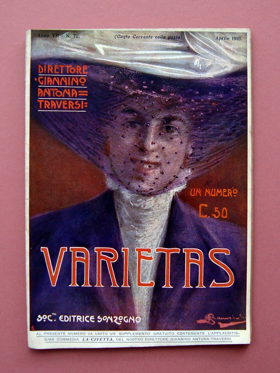 Varietas Anno VII n 72 Aprile 1910 William Everahrt Un … | Immagine principale