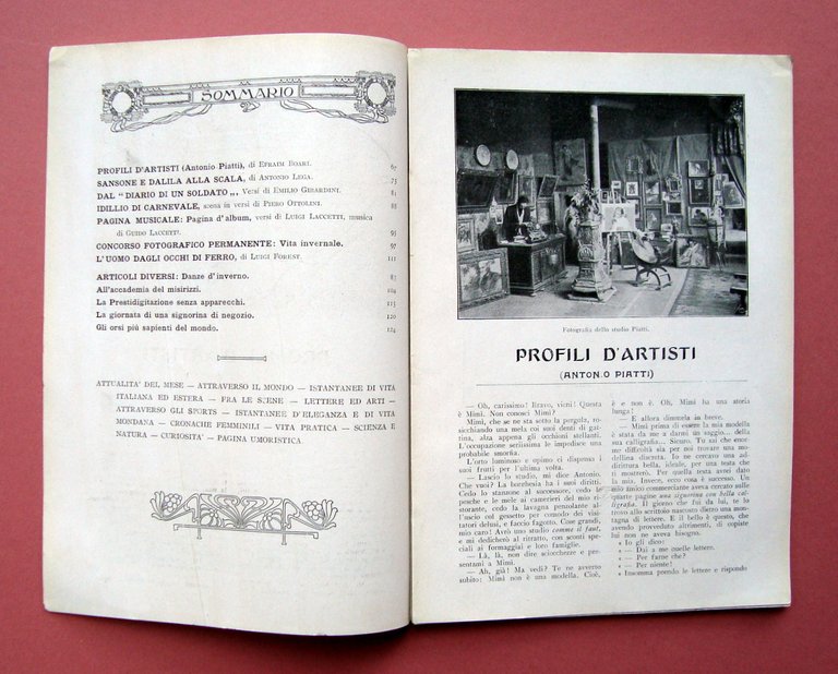 Varietas n 70 Febbraio 1910 Forest L'Uomo dagli occhi di …