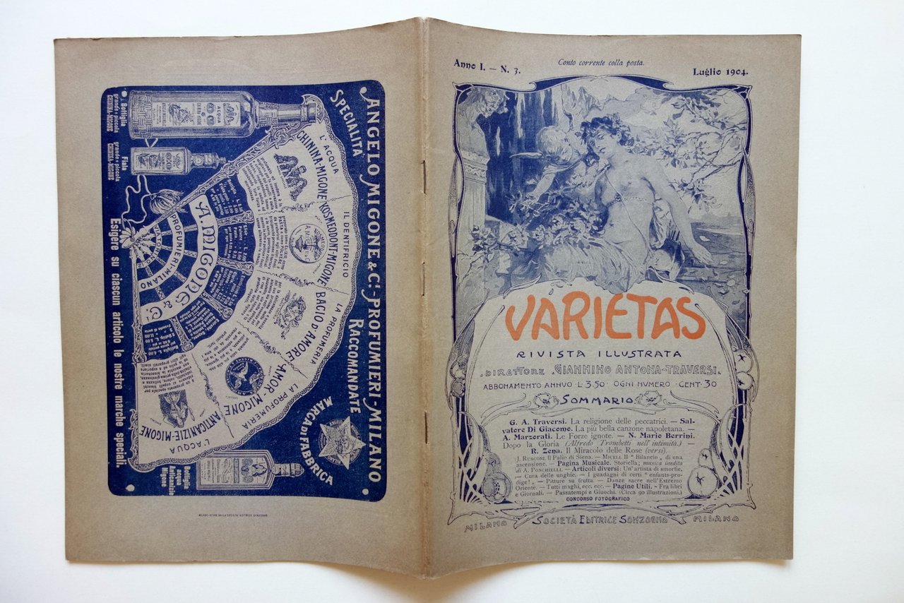 Varietas Rivista Luglio 1904 La Pi˘ Bella Canzone Napoletana Di …