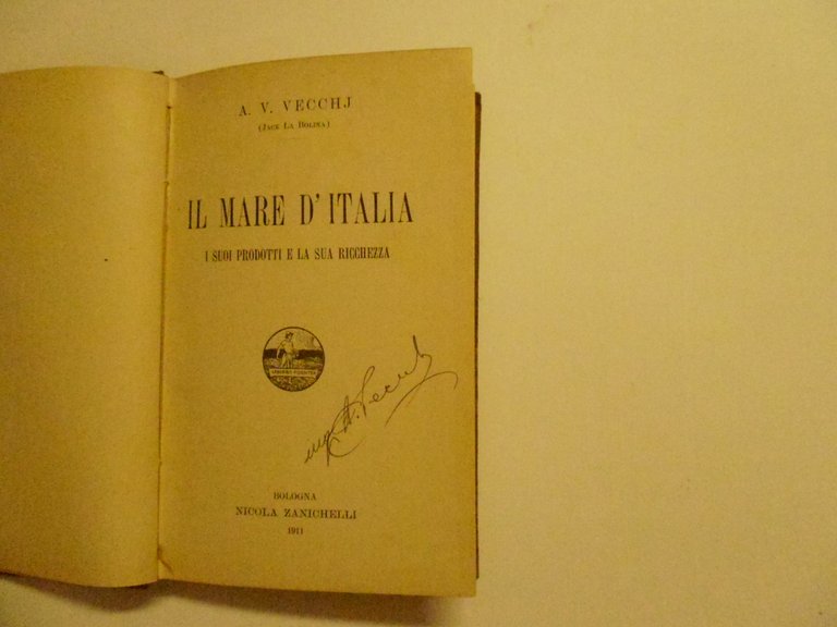 Vecchi Il Mare d' Italia Nicola Zanichelli 1910 Biblioteca di … | Immagine Gallery 2