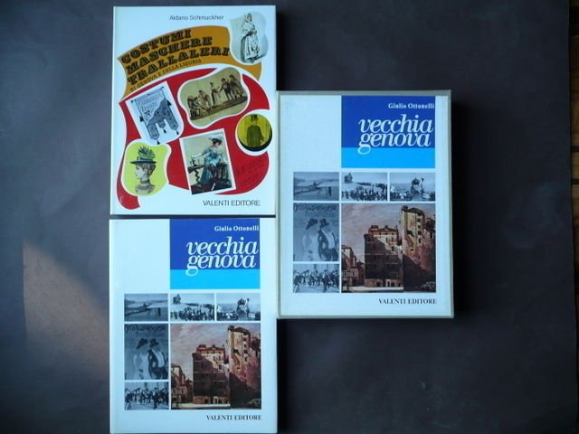 Vecchia Genova Costumi Maschere Trallaleri Lingua Schmulkher Ottonelli 1982 | Immagine principale