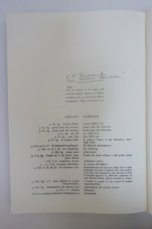 VENEZIA MINORE TRINCANATO FILIPPI EDITORE OTTIMO RARO CON DEDICA AUTRICE | Immagine Gallery 4