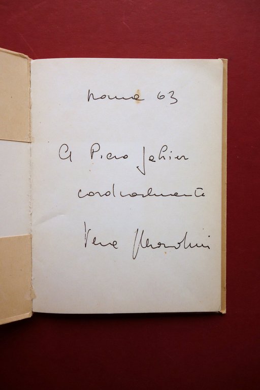 Vera Gherarducci Le Giornate Bianche Scheiwiller Milano 1962 Autografo a …