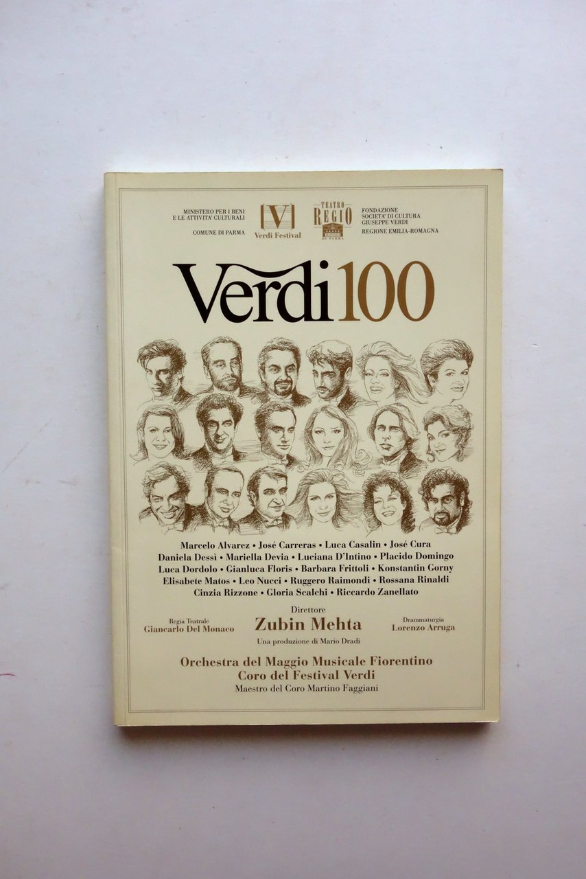 Verdi 100 Teatro Regio Parma Verdi Festival Del Monaco Zubin … | Immagine principale
