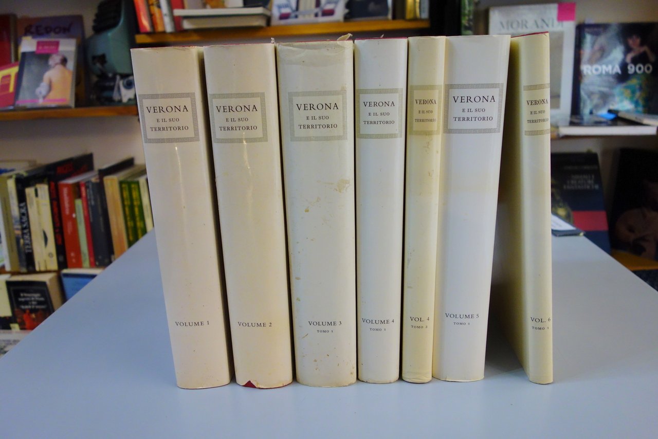 VERONA E IL SUO TERRITORIO 7 VOLUMI ILLUSTRATI OTTIMI 1960-1988 …
