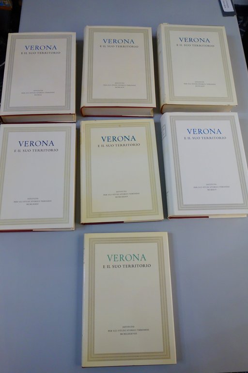 VERONA E IL SUO TERRITORIO 7 VOLUMI ILLUSTRATI OTTIMI 1960-1988 …