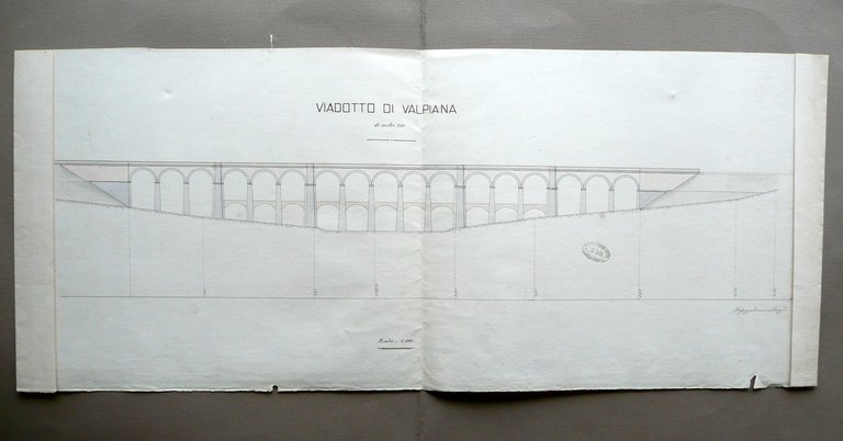 Viadotto di Valpiana 2 Tavole Particolari Coppi Massa Marittima 1892 … | Immagine Gallery 3