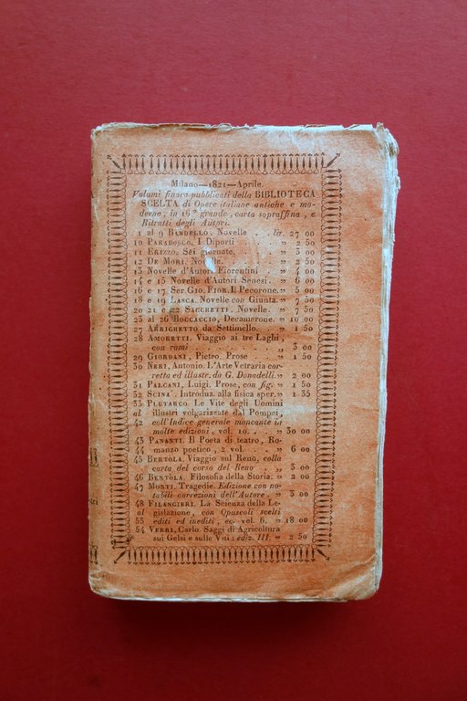 Viaggio sul Reno e ne'suoi Contorni Aurelio Bertola Silvestri Milano …