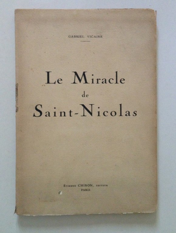 VICAIRE GABRIEL LE MIRACLE DE SAINT NICOLAS SANTA KLAUS NATALE …