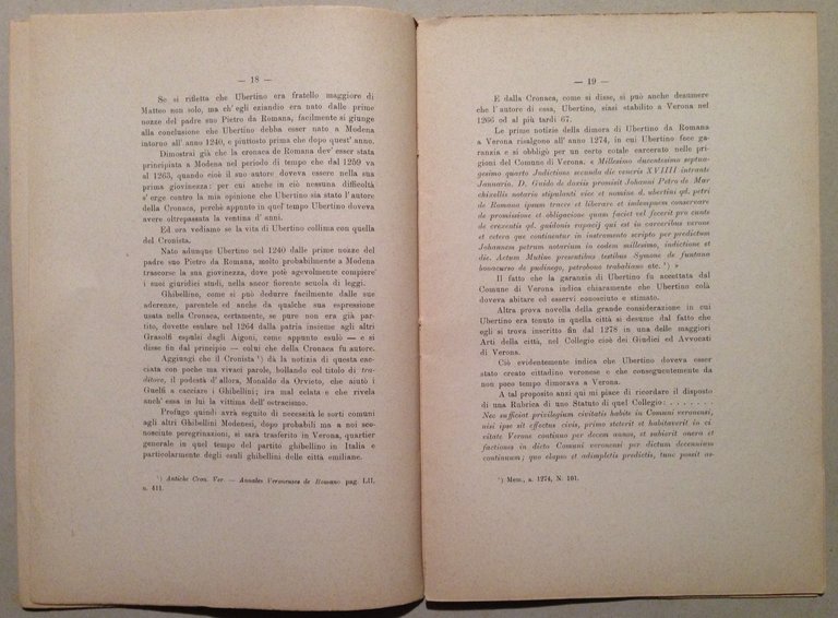 Vicini Ricerche sull'Autore Cronaca Annales Veronenses De Romana Modena 1902 | Immagine Gallery 3