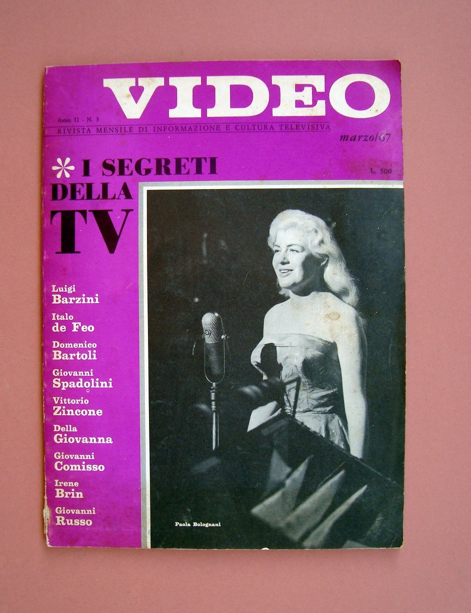 Video Rivista mensile I Segreti della TV 1967/3 Dir Montale … | Immagine principale