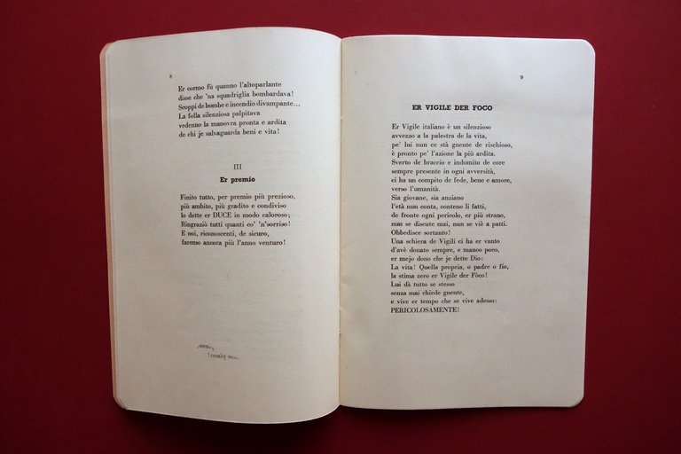 Vigili del Fuoco Poesie Dialettali Raniero Franzero 73∞ Corpo Roma … | Immagine Gallery 4