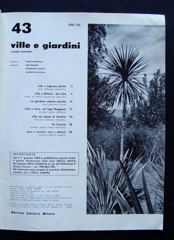 ville e giardini rivista di Architettura Arredamento numero 43 aprile …