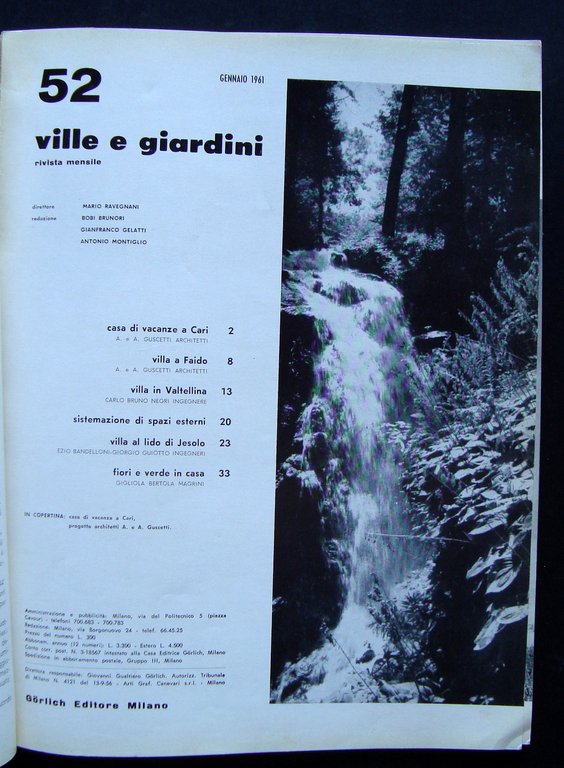 ville e giardini rivista di Architettura Arredamento numero 52 Gennaio …